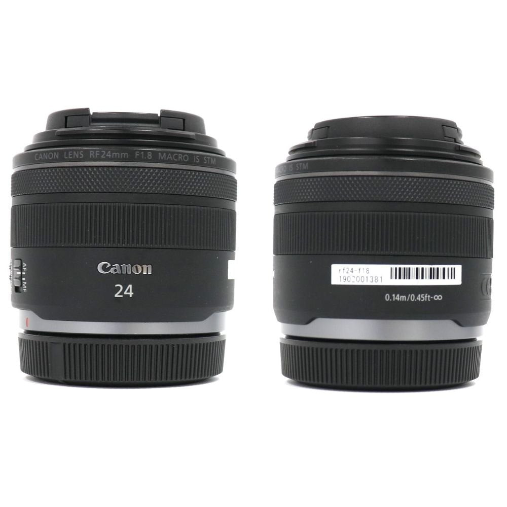 CANON RF24mm F1.8 MACRO IS STM 単焦点レンズ rf24-f18   整備済みアウトレット品 [中古(A)]