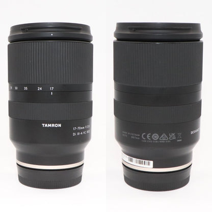 タムロン 17-70mm F/2.8 Di III-A VC RXD 標準ズームレンズ(SONY Eマウント用) (Model B070) tamron-1770-f28-e   整備済みアウトレット品 [中古(B)]