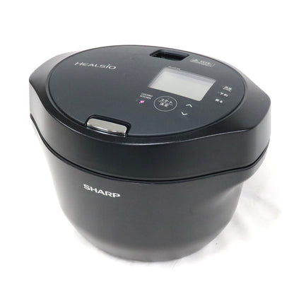 シャープ ヘルシオ ホットクック KN-HW16G 2〜4人用 1.6L容量 kn-hw16g-b  ブラック 整備済みアウトレット品 [中古(C)]