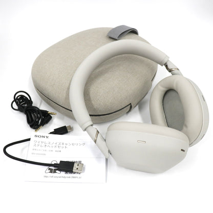 [中古(A)] ソニー WH-1000XM6 ワイヤレスノイズキャンセリングヘッドホン wh-1000xm6-p プラチナシルバー[非常に良い]