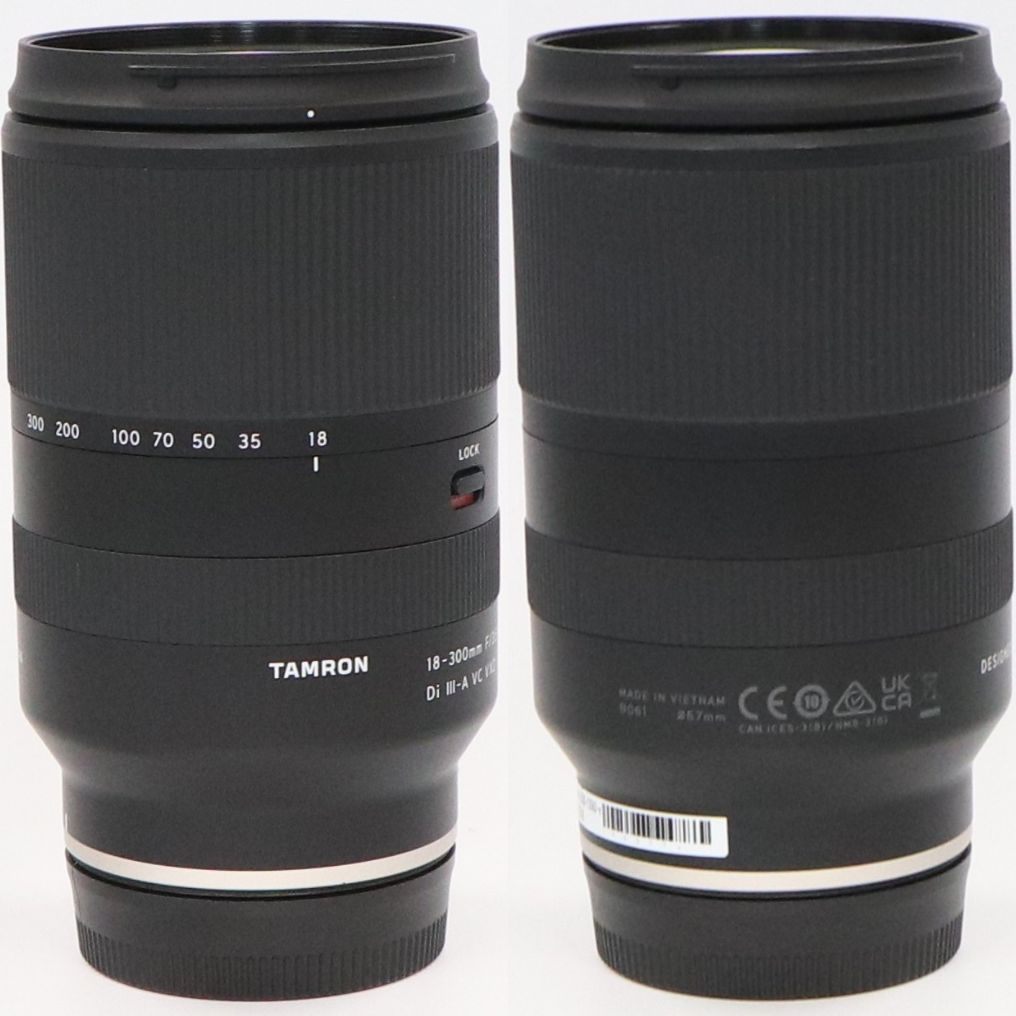 タムロン 18-300mm F/3.5-6.3 Di III-A VC VXD 高倍率ズームレンズ(SONY Eマウント用) tamron-18300-f3563-e   整備済みアウトレット品 [中古(B)]