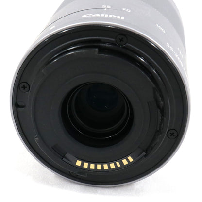 [中古(C)] CANON EF-M 55-200mm F4.5-6.3 IS STM 望遠ズームレンズ ef-m55-200-sl ef-m55-200-sl　[可]