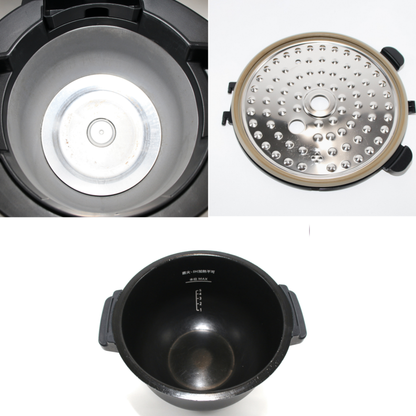 シャープ ヘルシオ ホットクック KN-HW24G 2〜6人用 2.4L容量　kn-hw24g-w  ホワイト 整備済みアウトレット品 [中古(C)]