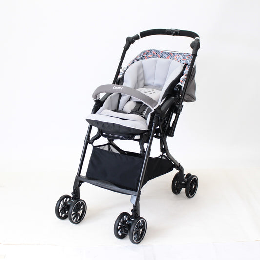 [中古(B)] コンビ ベビーカー スゴカルα 4キャス compact EG HT ヘリンボングレー（GL） [良い]