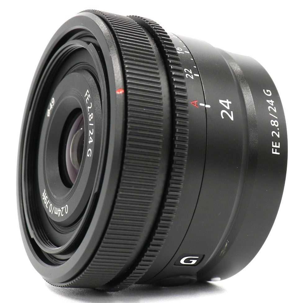 ソニー FE 24mm F2.8 G SEL24F28G 単焦点レンズ sel24f28g   整備済みアウトレット品 [良い(B)]
