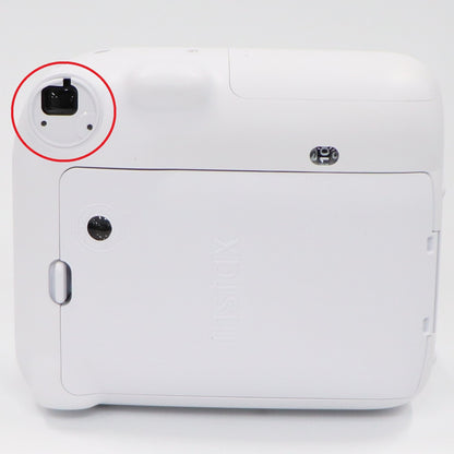 [ジャンク]  富士フイルム instax mini 12 インスタントカメラ チェキ クレイホワイト[難あり(D)]