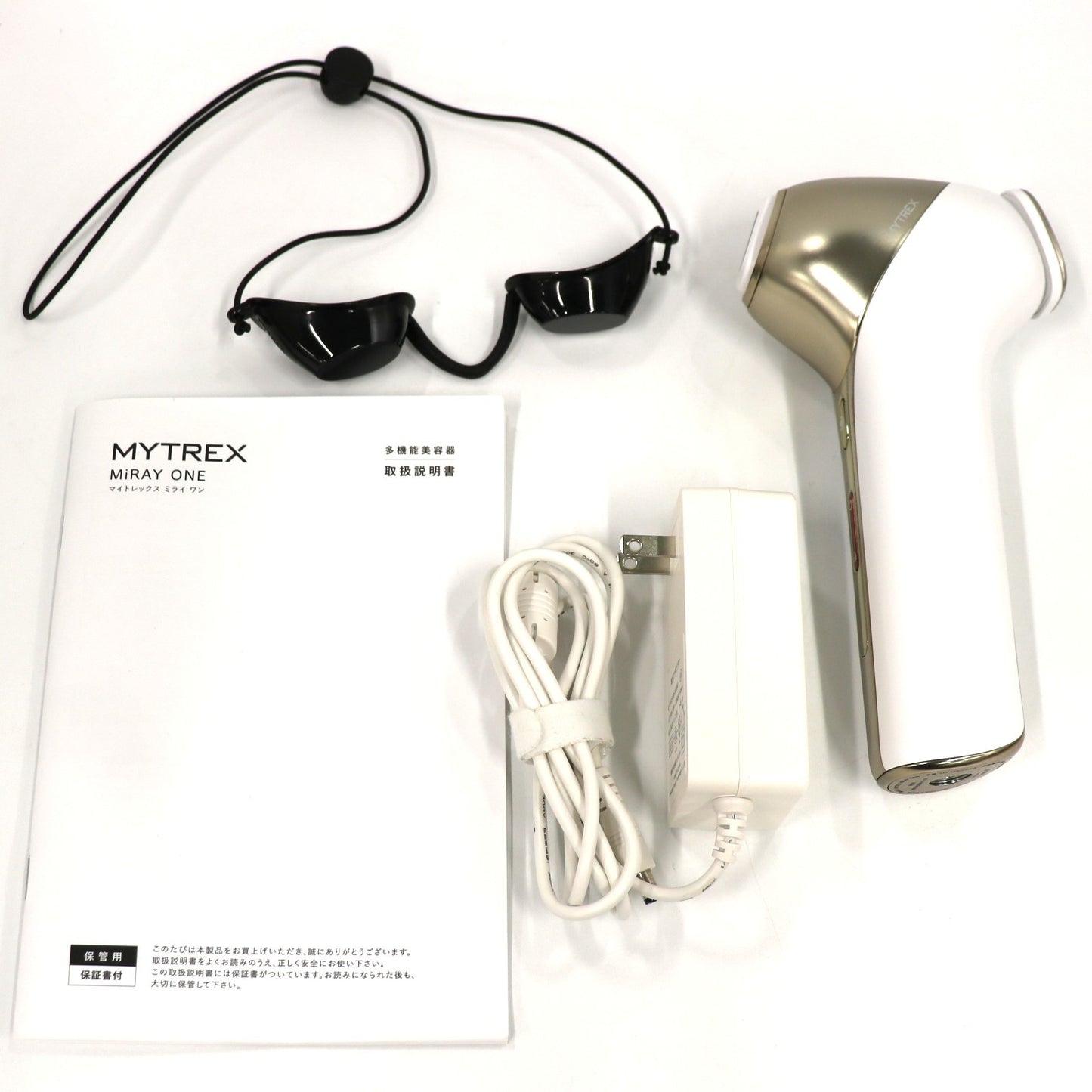 MYTREX(マイトレックス) MiRAY ONE マルチヘッド美顔器 mt-mro-24w  ホワイト 整備済みアウトレット品 [中古(A)]