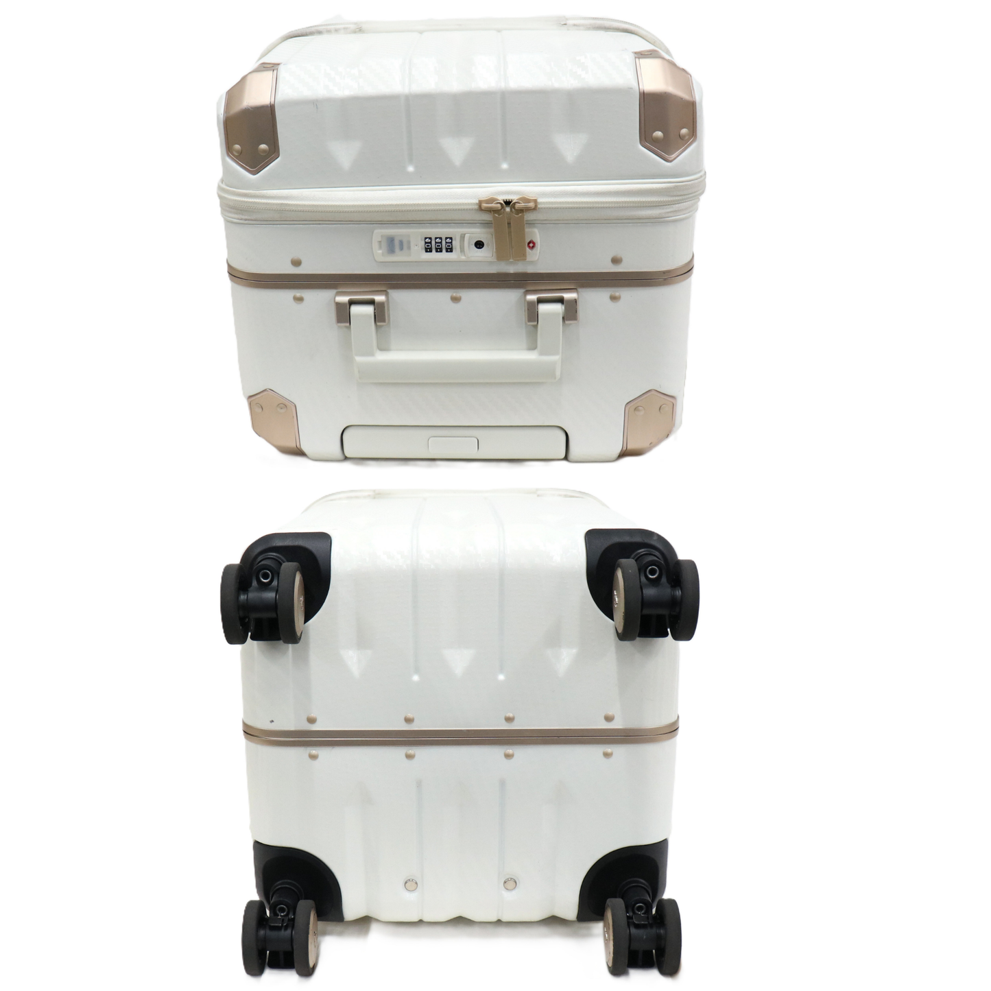 [3-5泊向けサイズ]LEGEND WALKER 5901 APOLLON アポロン 62L ハードスーツケース　5901-60-wh  ホワイト 整備済みアウトレット品 [中古(C)]