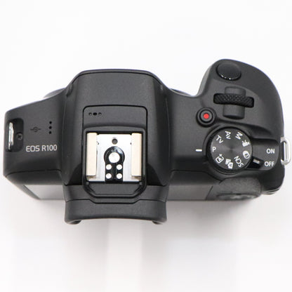 Canon EOS R100 ボディ ミラーレス一眼 eos-r100-body-bl   整備済みアウトレット品 [良い(B)]