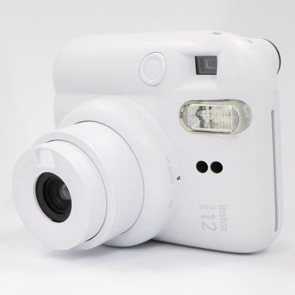 [ジャンク]  富士フイルム instax mini 12 インスタントカメラ チェキ クレイホワイト[難あり(D)]