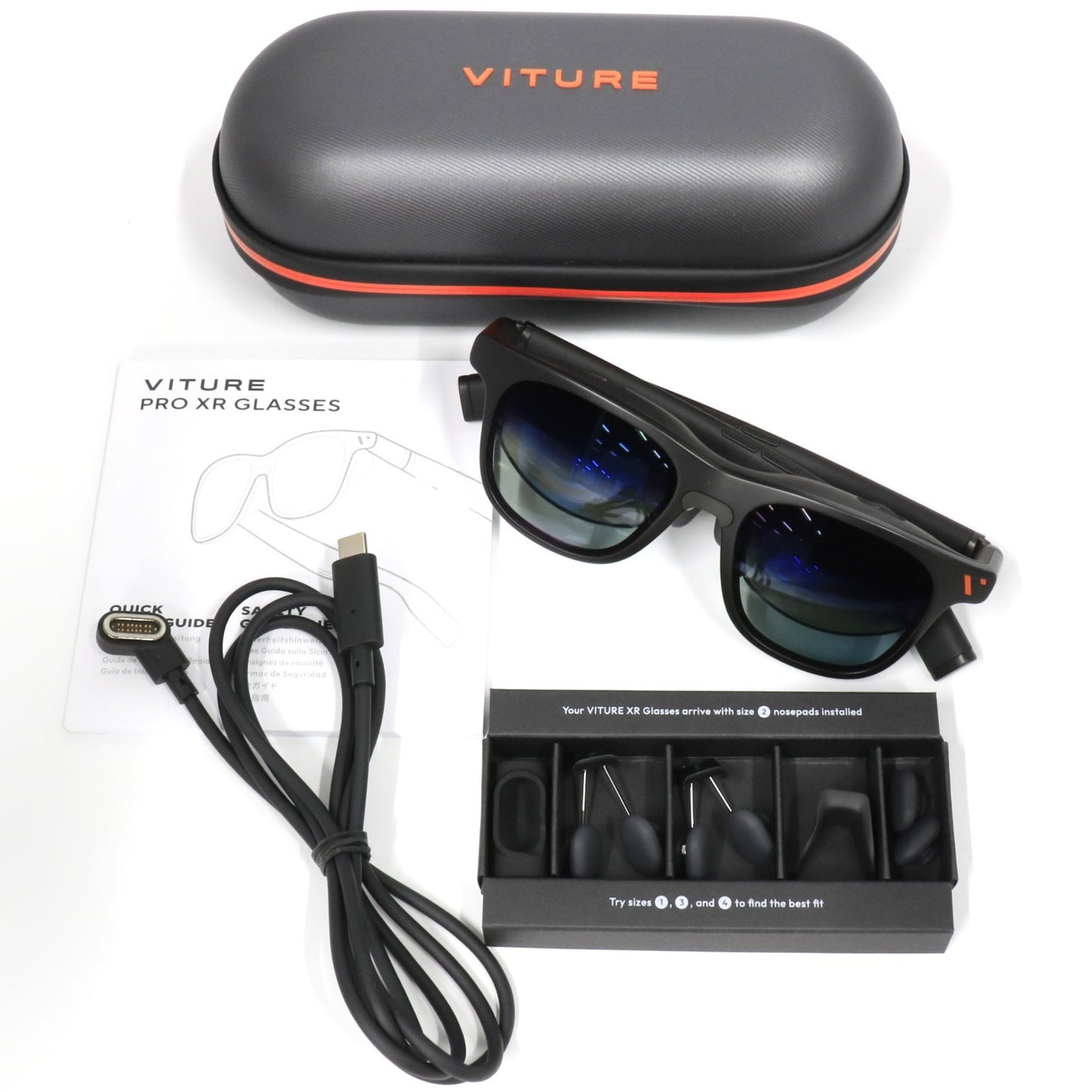 [中古(A)] VITURE Pro XRグラス　v1241-jb ジェットブラック[非常に良い]