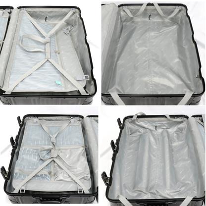 [中古(C)] [5-8泊向けサイズ]LEGEND WALKER 1510 88L アルミ製ハードスーツケース 1510-70-bk　[可]