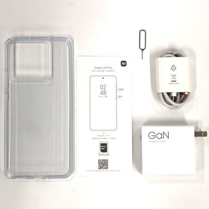 Xiaomi(シャオミ) 13T Pro 256GB SIMフリー スマートフォン xiaomi-13t-pro-b  ブラック 整備済みアウトレット品 [中古(A)]