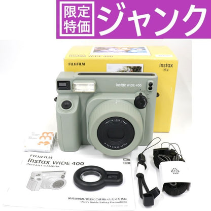 富士フイルム instax WIDE 400 インスタントカメラ チェキ instax-wide-400   ジャンク品 [難あり(D)]