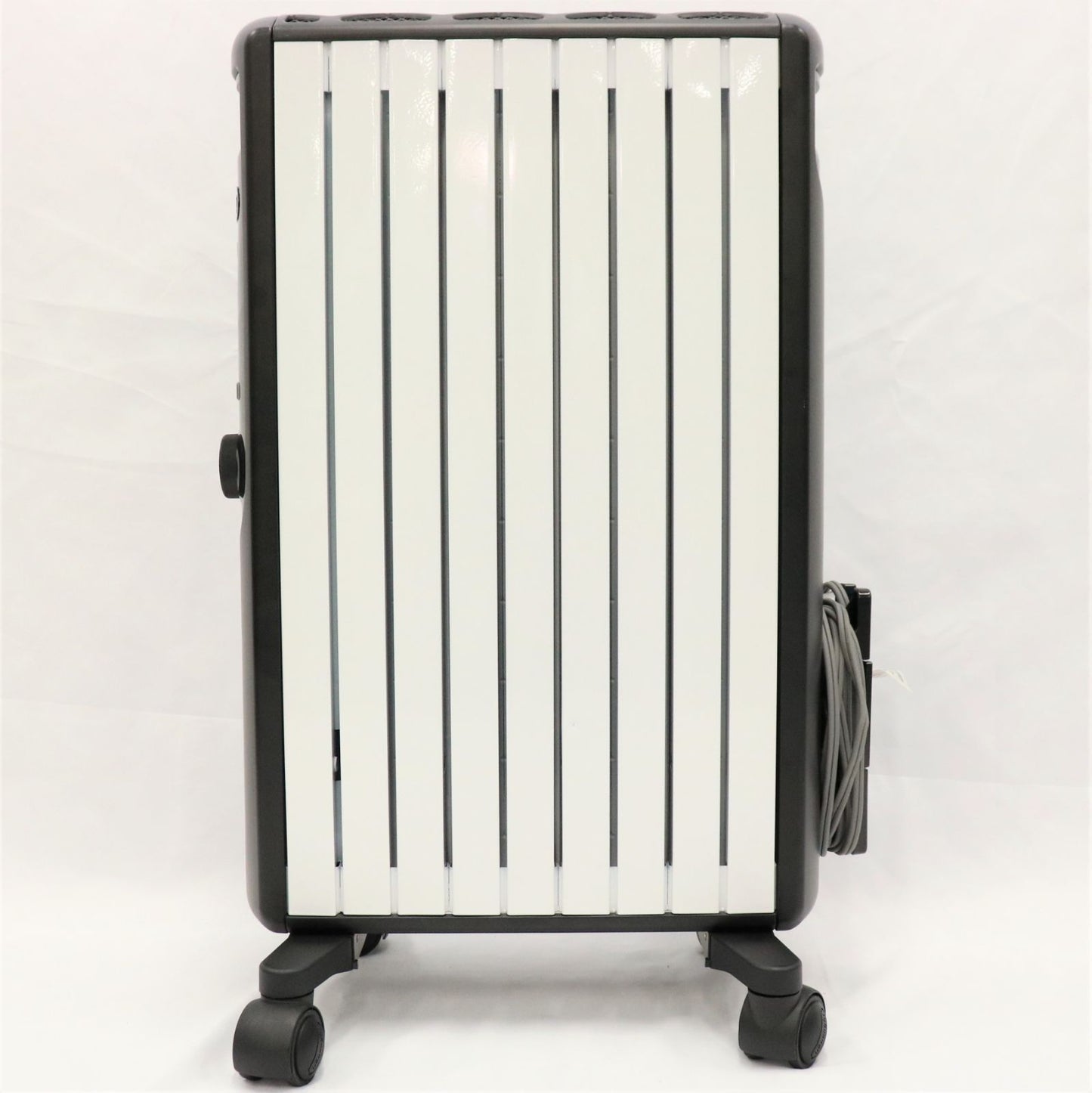 デロンギ (DeLonghi) マルチダイナミックヒーター ゼロ風暖房 ピュアホワイト+マットブラック [8~10畳用] MDHU12-BK [中古][良い(B)]