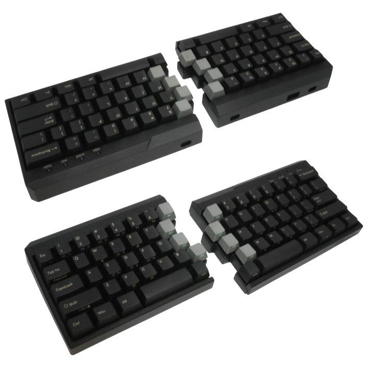 [中古(B)] Majestouch Xacro M10SP 英語 US ASCII・マクロ対応・左右分割型キーボード fkbxs72m-eb ブラウン [良い]
