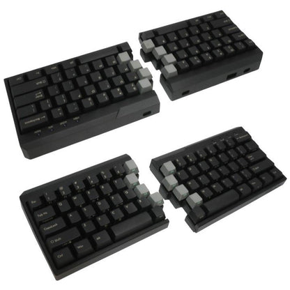 [中古(B)] Majestouch Xacro M10SP 英語 US ASCII・マクロ対応・左右分割型キーボード fkbxs72m-eb ブラウン [良い]