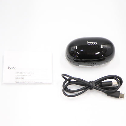 boco 完全ワイヤレス骨伝導イヤホン Peace SS-1  ブラック peace-ss-1-k 整備済みアウトレット品 [良い(B)]