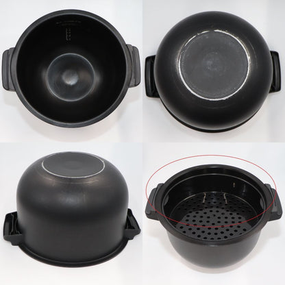 [ジャンク] シャープ ヘルシオ ホットクック KN-HW24G 2〜6人用 2.4L容量 レッド[難あり(D)]