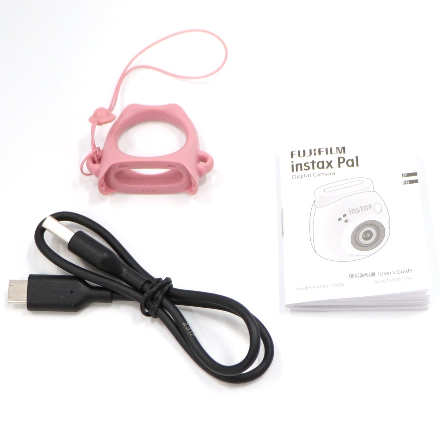 [中古(A)] 富士フイルム instax Pal インスタントカメラ チェキ パウダーピンク[非常に良い]