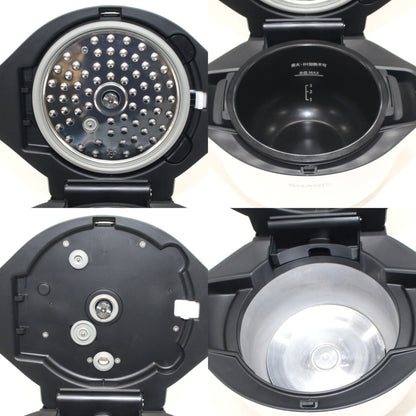 [ジャンク] シャープ ヘルシオ ホットクック KN-HW16G 2〜4人用 1.6L容量　kn-hw16g-w ホワイト[難あり(D)]