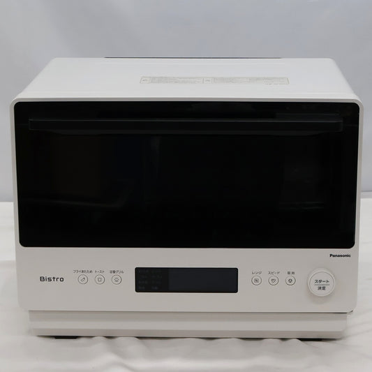 [中古(C)] [26L]パナソニック ビストロ NE-BS5D オーブンレンジ　ne-bs5d-w オフホワイト [可]