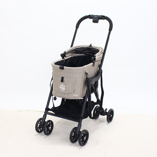 [中古(C)] コンビ ペット用カート ミリミリキャリ― ウォーターエッジベージュcombi-milimilicarry-beige　[可]