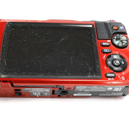 [中古(B)] OLYMPUS 防水カメラ STYLUS Tough TG-6　tg-6-r レッド [良い]