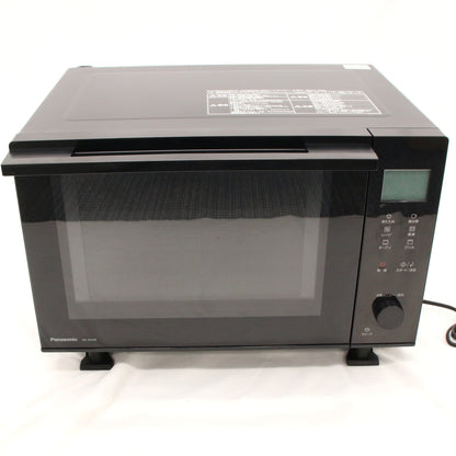 [中古(B)] パナソニック オーブンレンジ 26L フラットテーブル スピードあたため 蒸気センサー ブラック NE-MS4B-K ブラック [良い]