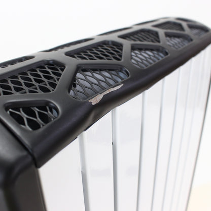 [中古(C)] [2020年発売モデル] デロンギ マルチダイナミックヒーター MDHU12-BK 1200W ピュアホワイト＋マットブラック (暖房目安 8～10畳) mdhu12-bk　[可]