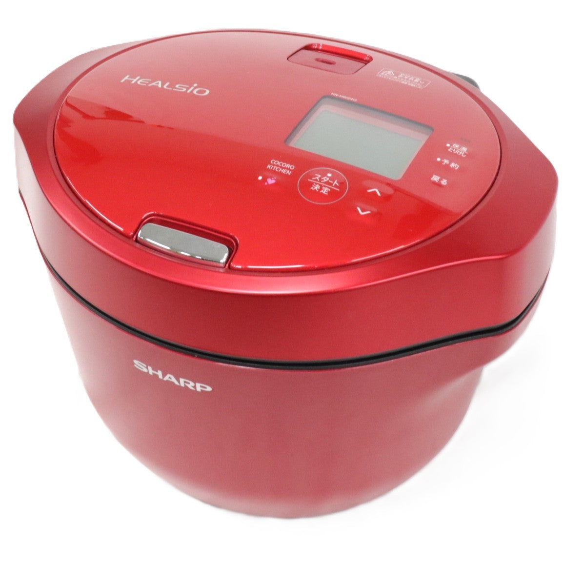 [中古(C)] シャープ ヘルシオ ホットクック KN-HW24G 2〜6人用 2.4L容量　kn-hw24g-r レッドkn-hw24g-r　[可]
