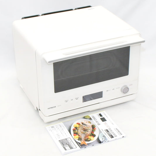 [中古(B)] [30L]日立 ヘルシーシェフ MRO-W1B オーブンレンジ　mro-w1b-w ホワイト [良い]