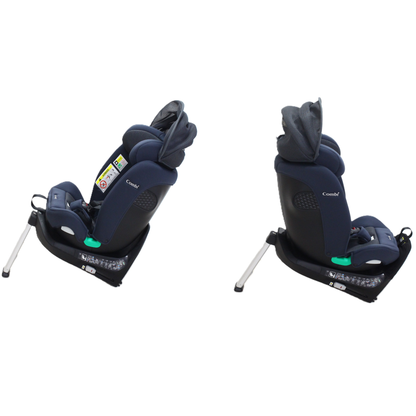 コンビ クルムーヴ ロング R129 エッグショック EA チャイルドシート (ISOFIX固定 / R129適合) 4972990198011  ブルー 整備済みアウトレット品 [良い(B)]