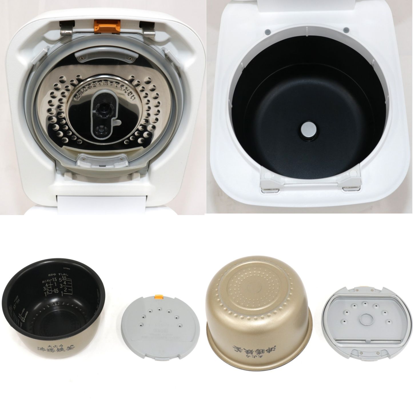 [中古(C)] [5.5合炊き] 日立 ふっくら御膳 RZ-V100HM 沸騰鉄釜 圧力＆スチームIHジャー炊飯器 rz-v100hm-w rz-v100hm-w　[可]