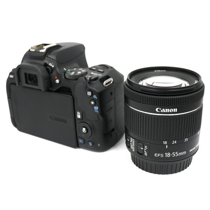 Canon EOS Kiss X10 EF-S18-55 IS STM レンズキット ブラック eos-kiss-x10   整備済みアウトレット品 [中古(A)]