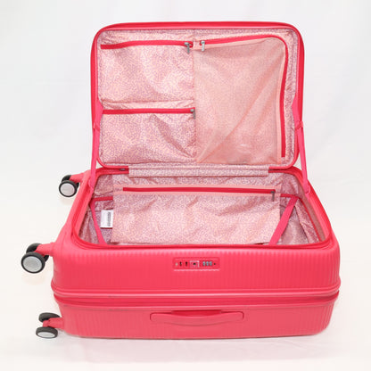 [8-10泊向けサイズ]AMERICAN TOURISTER CURIO スピナー75 エキスパンダブル 98L/拡張時114L ハードスーツケース americantourister-curio75-2-rb  ラズベリー 整備済みアウトレット品 [中古(C)]