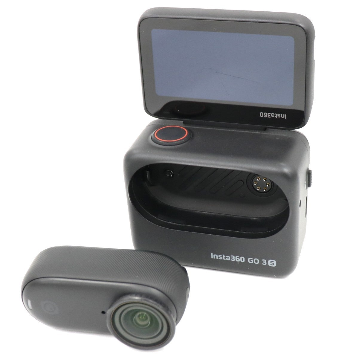 [中古(C)]Insta360 GO 3S 128GB アクションカメラ insta360-go-3s-128-bk ミッドナイトブラック[可]