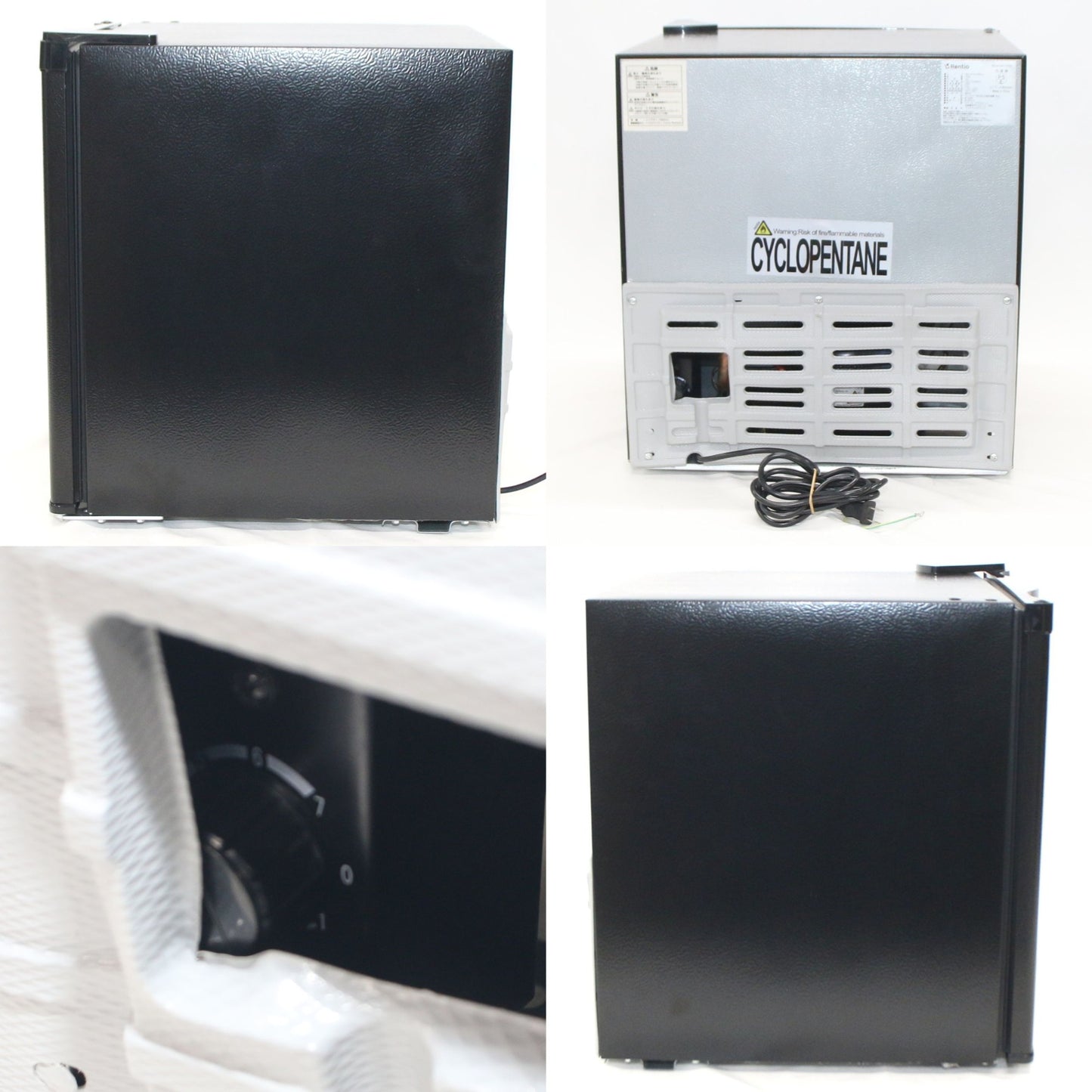 [中古(C)] [32L]レンティオ 小型冷凍庫 1ドア セカンド冷凍庫 RN-FZ32　rn-fz32-bk ブラックrn-fz32-bk　[可]