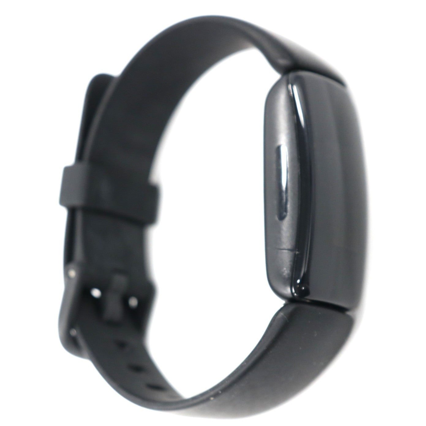 [中古(C)]Fitbit Inspire2 フィットネストラッカー Black ブラック L/Sサイズ　fb418bkbk-frcjk[可]