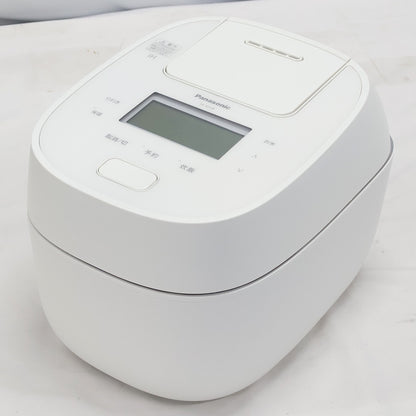 [5.5合炊き] パナソニック 可変圧力IHジャー炊飯器 SR-M10B　sr-m10b-w  ホワイト 整備済みアウトレット品 [良い(B)]