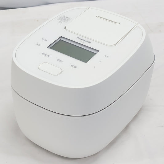 [5.5合炊き] パナソニック 可変圧力IHジャー炊飯器 SR-M10B　sr-m10b-w  ホワイト 整備済みアウトレット品 [良い(B)]