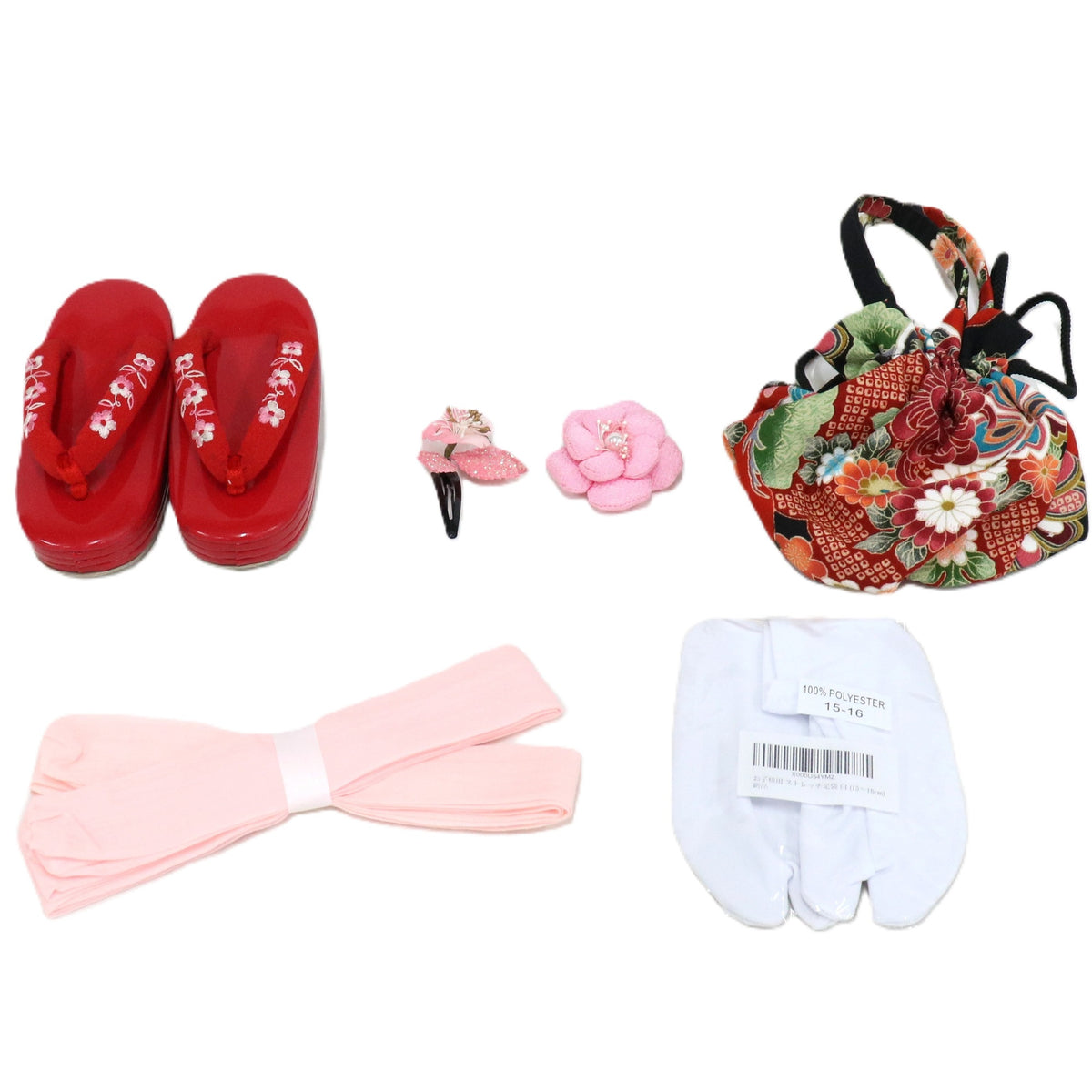 七五三/節句 被布セット 3歳女の子 妖麗 薔薇　100cm　f-008493000a-id-f-00849  ブラック 整備済みアウトレット品 [良い(B)]