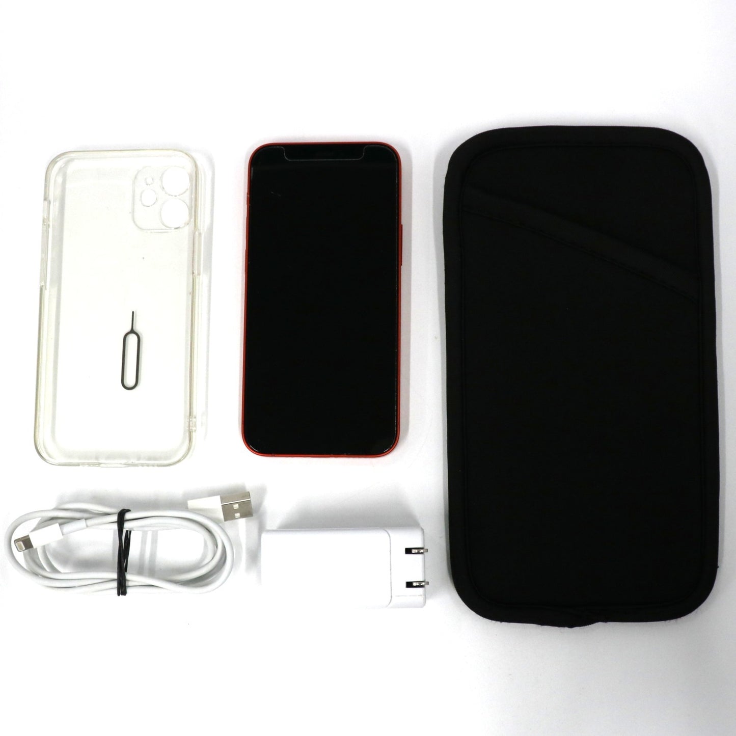 [中古(C)] Apple iPhone 12 mini 64GB (SIMフリー) iphone12-mini-64-r レッド[可]