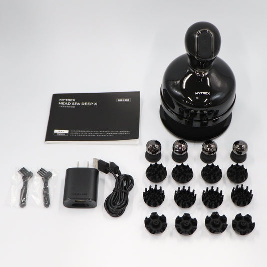 [中古(A)] MYTREX(マイトレックス) HEAD SPA DEEP X ヘッドスパ 美顔器 mt-hsdx-24b-b[非常に良い]