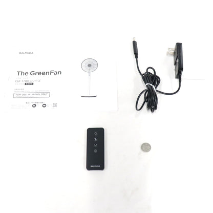 バルミューダ The GreenFan EGF-1700-WK DCモーター搭載 扇風機[ホワイトxブラック]　egf-1700-wk  ホワイトxブラック 整備済みアウトレット品 [良い(B)]