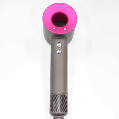 [中古(C)]ダイソン Supersonic Shine ヘアドライヤー　hd15ulfiif アイアン/フューシャ [可]