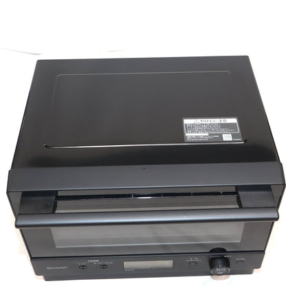 [中古(B)] [18L]シャープ PLAINLY RE-WF185 オーブンレンジ re-wf185-b ブラック [良い]