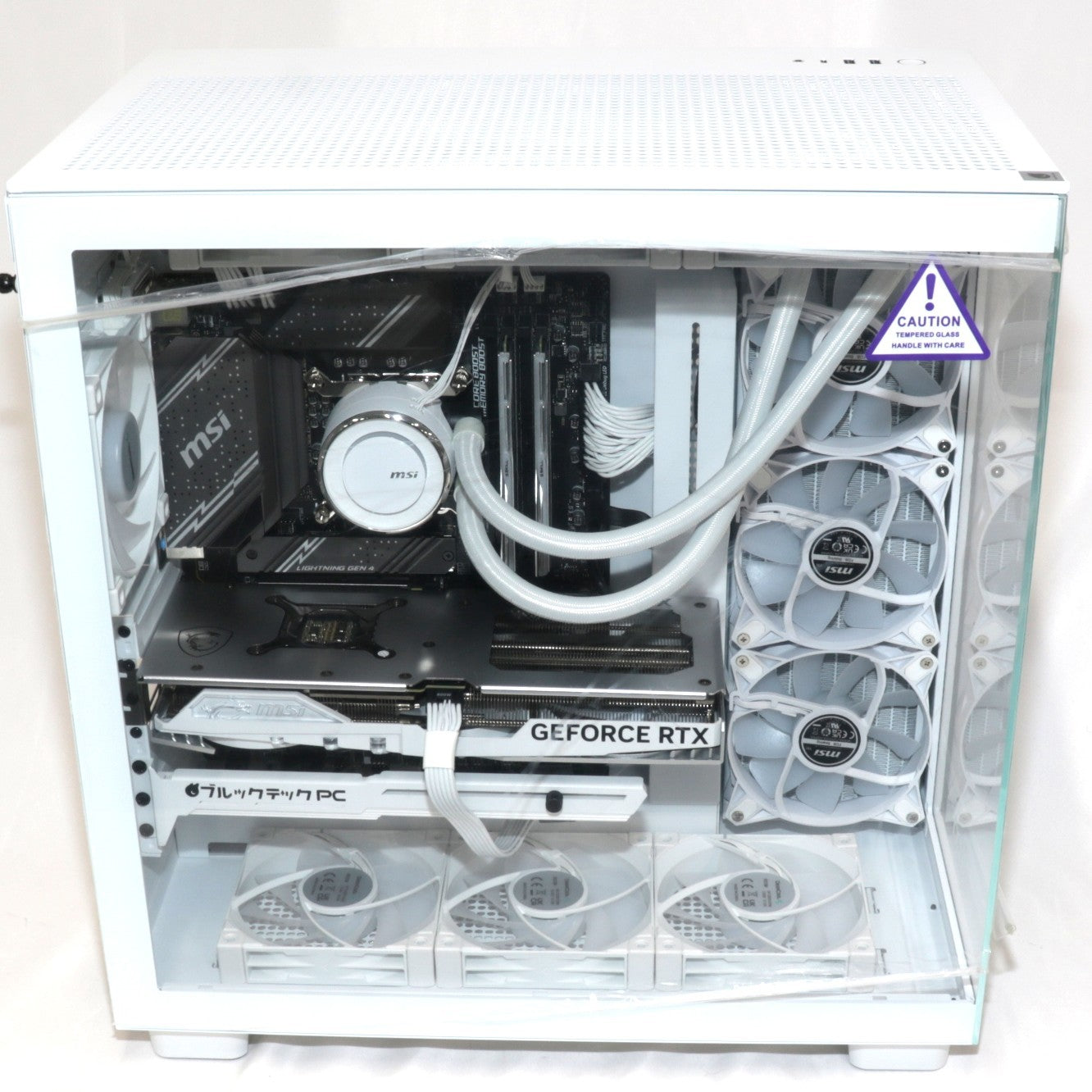 [中古(B)] ブルックテックPC GAMEMAN ALBA (Core i7 14700KF/GeForce RTX 4070 SUPER/32GB/1TB M.2 NVMe Gen4 SSD) ホワイト ゲーミングデスクトップパソコン  gameman-alba  [良い]