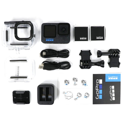 GoPro HERO12 Black アクションカメラ アクセサリーセット hero12-black   整備済みアウトレット品 [中古(C)]
