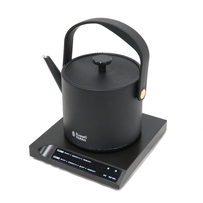 ラッセルホブス 温度調整 電気ケトル T Kettle ブラック 7106JP-BK 7106-jp-bk  ブラック 整備済みアウトレット品 [中古(C)]